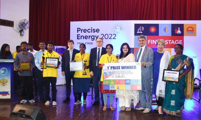 Over 7000 students participated in the science Olympiad "Precise Energy 2022", organized by ROSATOM in India
