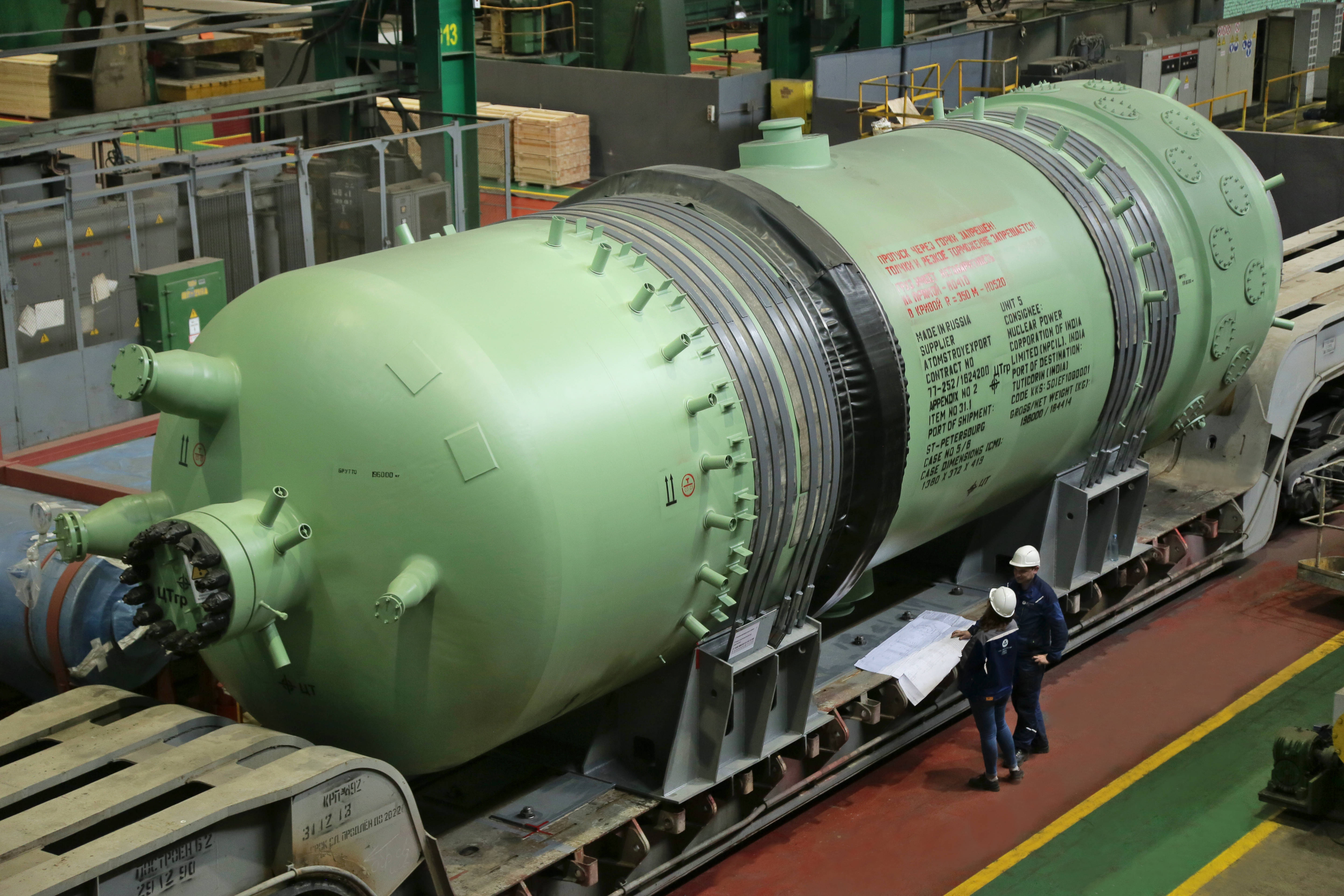 ROSATOM has shipped Pressurizer to India